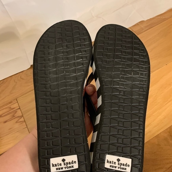 Kate spade Rhett black and white striped platform - Picture 5 of 6